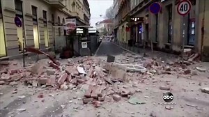 MAJOR EARTHQUAKE: A 5.3-maginute earthquake struck Croatia, as the country was under a partial lockdown over the coronavirus, with hospitals evacuated and widespread damage in Zagreb, including to the city’s iconic cathedral. Tom Llamas reports. https://abcn.ws/2WwFqwd | ABC World News Tonight with David Muir