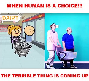 Milk Bottle Goes Shopping in a Hilarious Parody