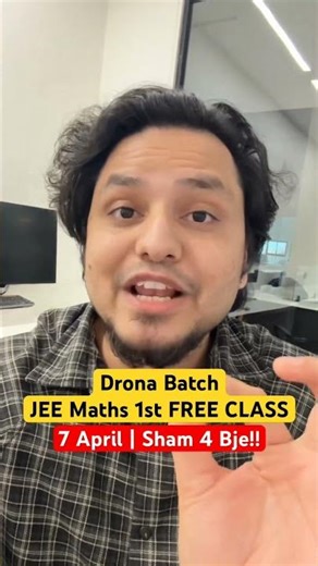 Kal Milte Hai Sham 4 Bje JEE ki Maths ko Shubharambh Krte Hai!! #missionjeet
