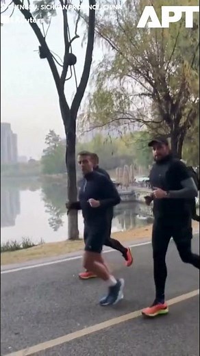 Macron Goes Jogging in Chengdu During Key China Visit, Draws Local Attention | APT