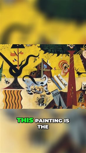 Joan Miro's The Tilled Field: Surrealist Masterpiece Revealed #shorts