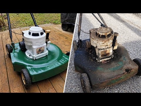 Saving a 1960s Push Mower from the Scrap and Restoring it