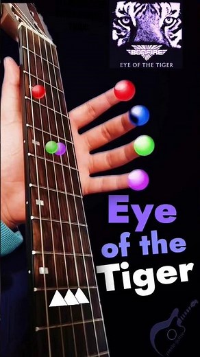 How To Play Survivor Eye Of The Tiger | Guitar Tutorial