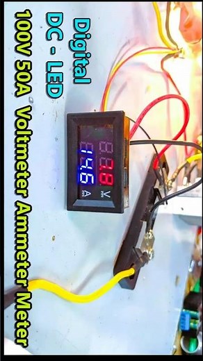 I Tested Volt & Current Meter (0-100V)/ (0-50A) Digital LED Module #power_gen #digitalmeter #volt