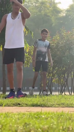 100 meter sprint race practice, hard work workout on ground