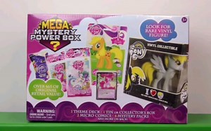 小马宝莉超大神秘箱盲盒各种有趣官方周边卡牌漫画狗牌卡片玩具礼盒