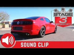 2011-2014 Mustang GT 5.0L SOLO Performance Cat back Exhaust Kit Sound Clip