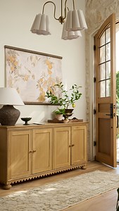 Warmly welcome, by way of the entry. Shop this scene and more from our spring collection at the link in bio. #Magnolia | Magnolia