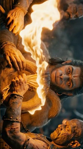 Hanuman Burns Lanka 🔥 | Lanka Dahan | Ramayan Cinematic Short | Hanuman Chetavni