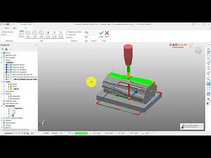 PowerMill 2019 Tutorial #54 | 5 Axis Flowline with drive curves