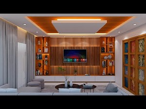 Modern Living Room Interior Design in SketchUp Tutorial