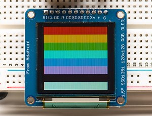 Tutorial: Adafruit 1.5″ Color OLED Breakout Board