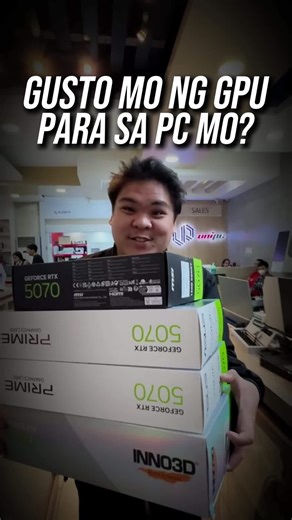 New year, new upgrade! Anong graphics card ang hanap mo ngayong 2026, bossing? 💳 Avail Now via: Cash | Bank Transfer | QR Ph (Scan to Pay) | Credit Card (Straight & Installment: BDO, Metrobank) | Cheque | Buy Now, Pay Later (Home Credit & Skyro) 📌 Branches Location: https://taplink.cc/storemap 𝘚𝘵𝘰𝘤𝘬𝘴 𝘮𝘢𝘺 𝘷𝘢𝘳𝘺 𝘱𝘦𝘳 𝘣𝘳𝘢𝘯𝘤𝘩 | 𝘗𝘳𝘪𝘤𝘦𝘴 𝘮𝘢𝘺 𝘤𝘩𝘢𝘯𝘨𝘦 𝘸𝘪𝘵𝘩𝘰𝘶𝘵 𝘱𝘳𝘪𝘰𝘳 𝘯𝘰𝘵𝘪𝘤𝘦. #UniPC #pcbuild #gamingpcbuild #budgetpcbuild #desktop | UniPC