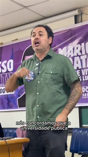 No II Congresso Estudantil da UFRJ! Um espaço histórico, reunindo estudantes de todos os cursos para debater a situação da nossa universidade e decidir coletivamente os rumos das lutas que precisamos travar. A convite do DCE Mário Prata (@dceufrj), participei da mesa “Caminhos para o Brasil e o futuro da educação”, reafirmando que só com mobilização popular e investimento público poderemos garantir uma educação gratuita, democrática e de qualidade para o nosso povo. | Glauber Braga