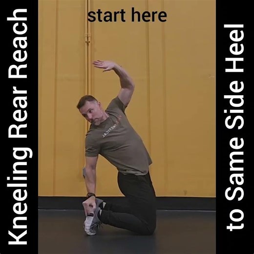 Kneeling Rear Reach Stretch (options)