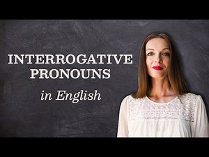 Interrogative pronouns // English Grammar Lessons