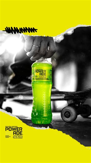 Powerade Paraguay on Instagram: "Cada truco tiene su ritmo. Cada ritmo, su pausa. Ahí entra Powerade Sour. 💚⚡"