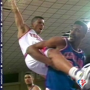On this day in 1992... Kevin Johnson threw down a vicious poster slam vs. the Cavs! #NBAVault #NBA75 | NBA