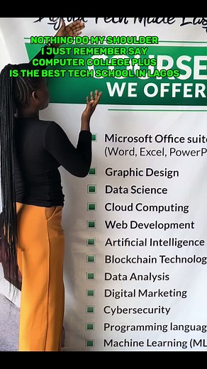 At Computer College Plus, we don’t just teach - We empower. Our expert instructors, hands-on training, and industry-relevant curriculum ensure you gain the skills to excel in your field. Join us and discover a community that fosters innovation, creativity, and success. #tech #techforgood #viral #techschoolinlagos #techschool #careertransformation #careerintech #hranalytics #dataanalytics #data