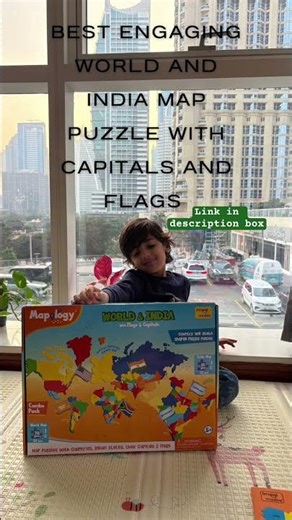 The best World and India map puzzles for kids — complete with flags and capital cities.
