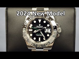 2024 Rolex New Model - GMT-Master II Black/Gray Bezel “Bruce Wayne" 126710GRNR