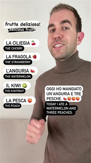 Impara l'italiano: Frutta e Modi di Dire