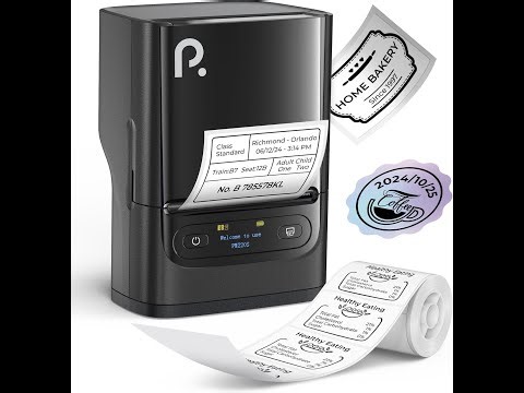 POLONO PM220S Label Maker Review : Portable Bluetooth Thermal Printer for Home & Small Business