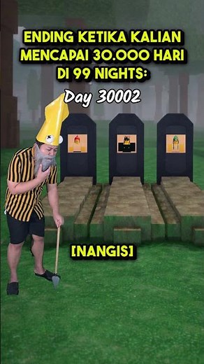 Inilah Ending Ketika Kalian Mencapai 30.000 Hari di 99 Nights in The Forest 🤣