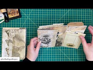 MAKING A FUN & EASY FOLIO | GOT ENVELOPES? STASH BUSTER IDEA | Making and Creating #tutorial #diy