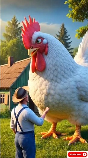 The story of amazing hen who laid golden egg🥚#shorts #ai #hen #trending #explore #cow