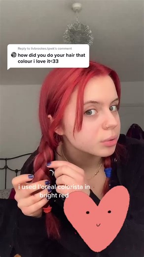 L'Oréal Colorista Bright Red Hair Dye Tutorial
