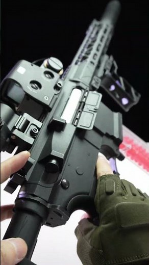 ARP 9 black version gel blaster, I’m so fond of it! Do you like it ? #gelblasters #toyguns