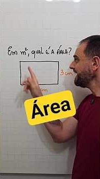 Cálculo de área e conversão de medidas #matematica #educacao #concursos