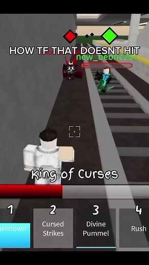 HE DOESNT HAVE AN HITBOX😡😡#roblox #jujutsushenanigans #thestrogestbattlegrounds #meme #fypシ