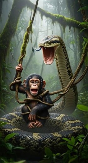 Jungle Rescue: Chimp vs Snake Adventure!