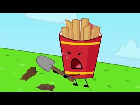 Montage of BFDI characters eating