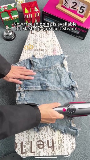 Dr. Flash Portable Steamer: Wrinkles Are Gone in Seconds