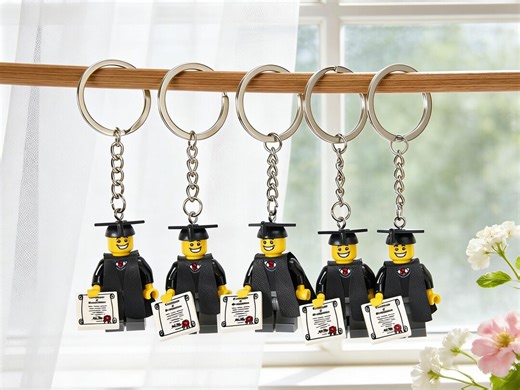 Personalized Graduation Minifigures Keychain Congrats Grad Gift Class of 2026 College Graduation Keychain Gift University Graduation Figures - Etsy