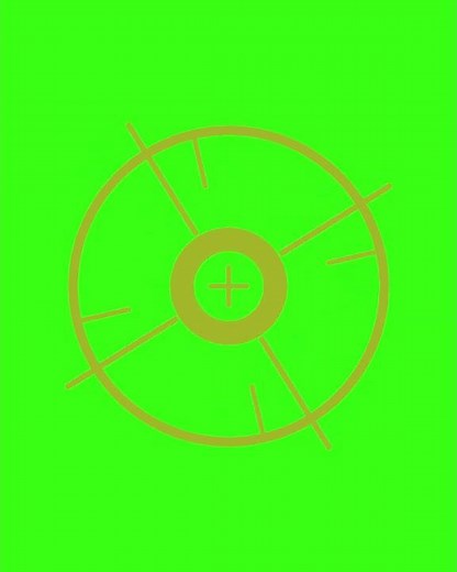 Animated TARGET Green Screen Effect | Free to use | target lock