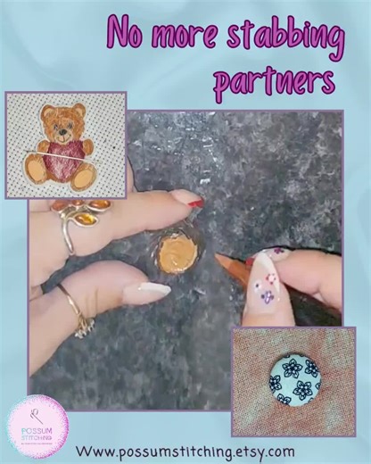 If you’ve ever heard “WHY is there a needle in the sofa?!” …this one’s for you. Needle minders keep your needle exactly where it should be — securely attached to your hoop or fabric — instead of disappearing into cushions, carpets, or unsuspecting loved ones. Each needle minder is hand-painted by me, with fine details added slowly and carefully — no mass production here, just proper handmade attention to detail. ✔️ Strong magnet = no runaway needles ✔️ Safer stitching (for everyone in the house 