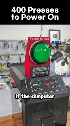 400 Presses to Turn On the Computer