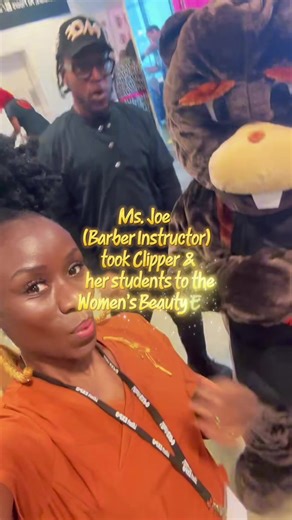 ✨ Sunday Flashback to our students outside the classroom and in the community — providing complimentary hair, skin, and nail services at the annual Women’s Beauty Expo during one of our favorite hands-on “field trips.” 💇🏽‍♀️💅🏾💆🏾‍♀️ From real-world experience to community connection (and a little dancing with Clipper the Beaver 🦫💃🏽 alongside Ms. Joe), it was nothing but good vibes! @afrojoesmane While our students enjoy their holiday break, we’re reminiscing on moments like these — becau