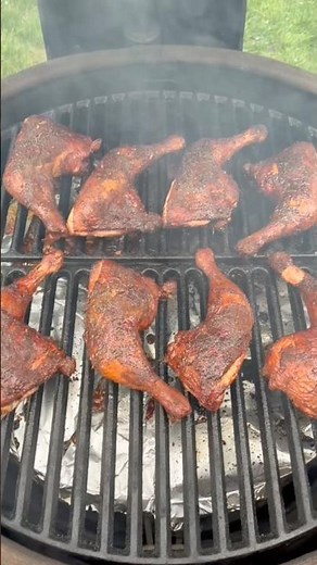 Honey Glazed Smoked Chicken Legs That CRUNCH 🍗🔥