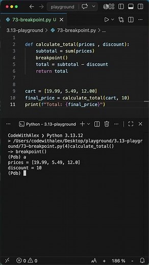 Did you ever hear about the breakpoint() function in Python?