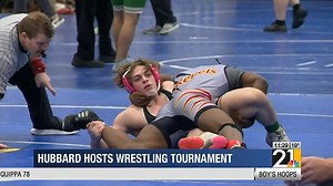 Hubbard hosts wrestling tournament Thirteen teams took part in the tournament with over 100 participants. | 21 WFMJ Sports