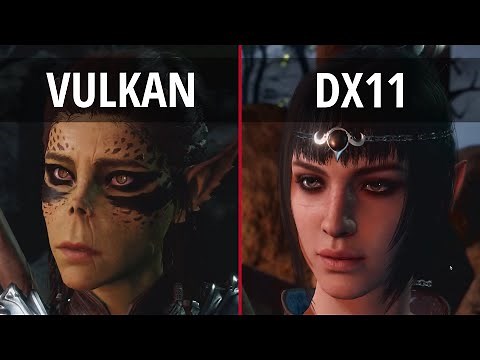[4K] BALDUR'S GATE 3 - PC VULKAN vs DX11 (Vulkan vs DirectX 11)