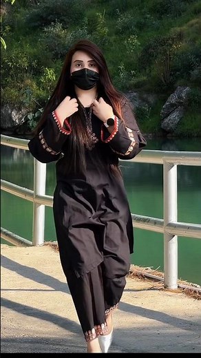 Black Outfit Killer Look 🖤 | Slow Motion Walk | Romantic Desi Vibes. #DesiQueen #SlowMoVideo #viral