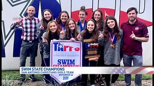Lady Lions swim team takes home state championship