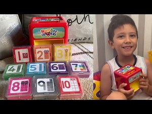 LET'S PLAY AND UNBOX NUMBERBLOCKS NUMBER FUN NUMBER CUBE | LEARN MATH FOR KIDS | hello george