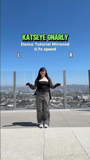 KATSEYE - GNARLY Dance Tutorial (mirrored) #katseye #gnarly #danceturorial